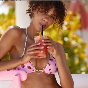 Bananamoon Strawberry Triangle Bikini Top